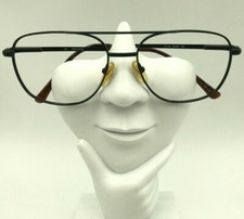 Vintage Pierre Cardin PC-115 Black Metal Pilot Sunglasses Frames Hong Kong