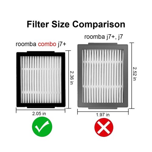 Main brush Side Brush Filters Parts For iRobot Roomba Combo j5+ - Picture 3 of 10