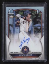 2023 Bowman Chrome Kenni Gomez CPA-KG 1st Chrome Refractor Auto /499 Astros