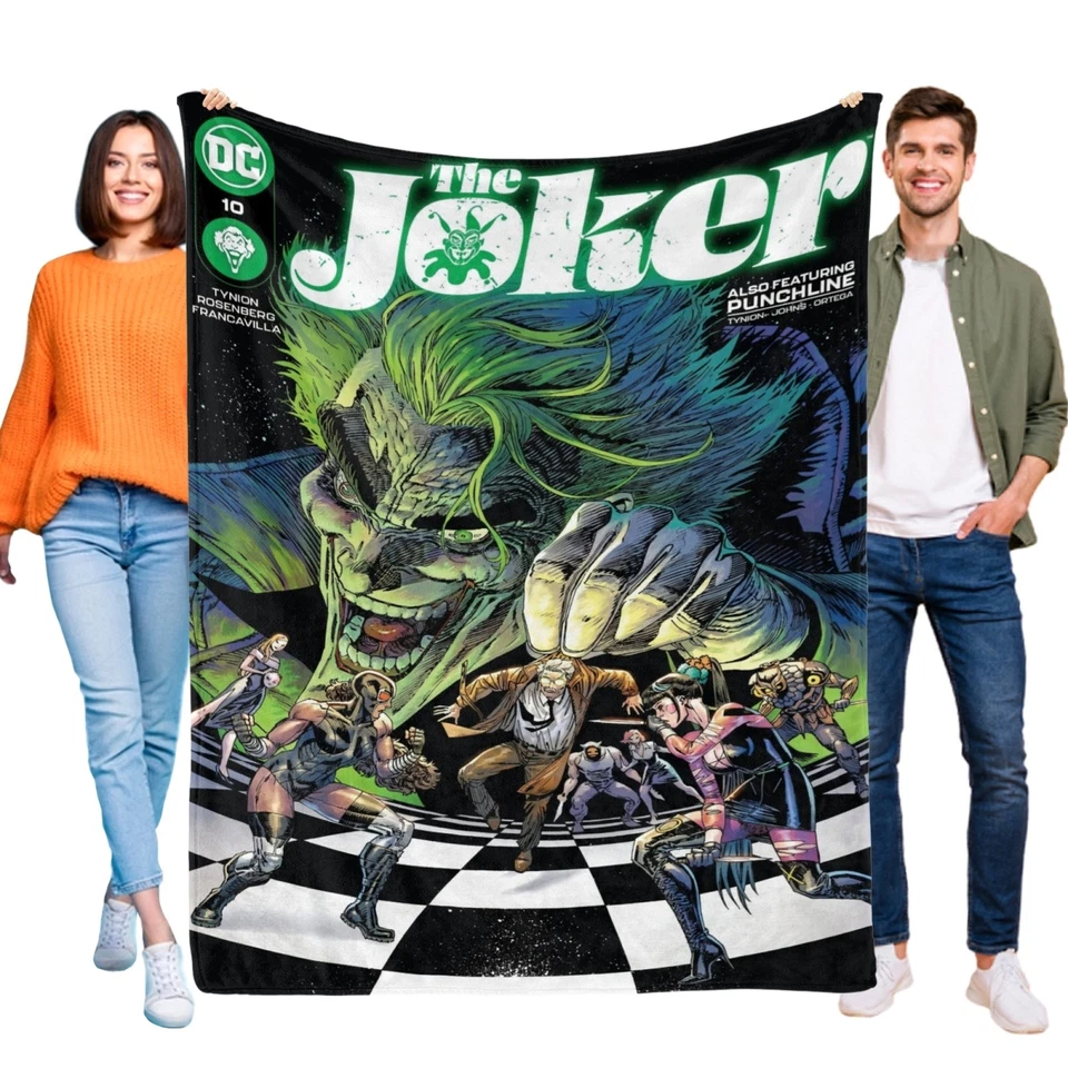 Throw Blanket Super Soft Flannel Joker for Bed Sofa All Season Gifts - Image 2 of 4