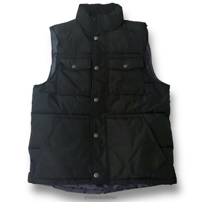 Black Midweight Puffer Jacket Men's Size Small Goodfellow Co NWOT