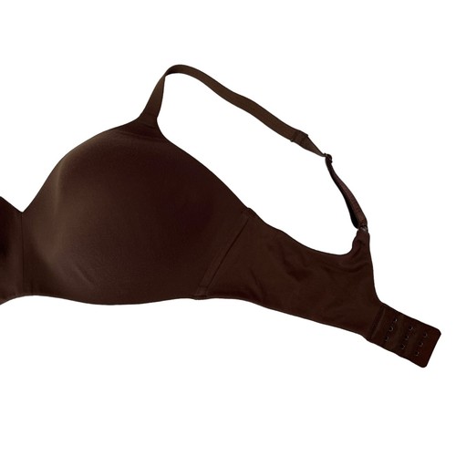 Wacoal 852189 How Perfect Wire Free T-Shirt Bra Lined Size 36D Brown - Picture 14 of 14