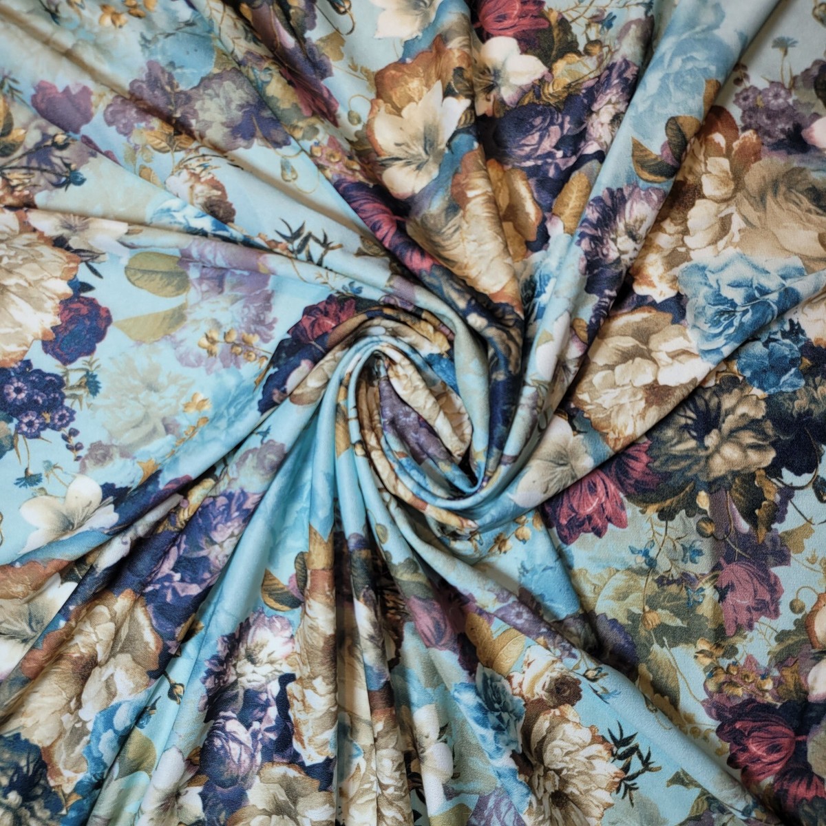 Abito In Jersey Elasticizzato Con Stampa In Viscosa E Elastan Spazzolato E Leopardato Rosso, 58" - Italia - Foto 3