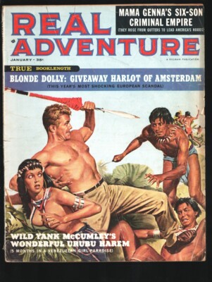 MAG: Real Adventure 1/1961-2nd issue of 2nd series-Basil Gogos-Norman Saunder...