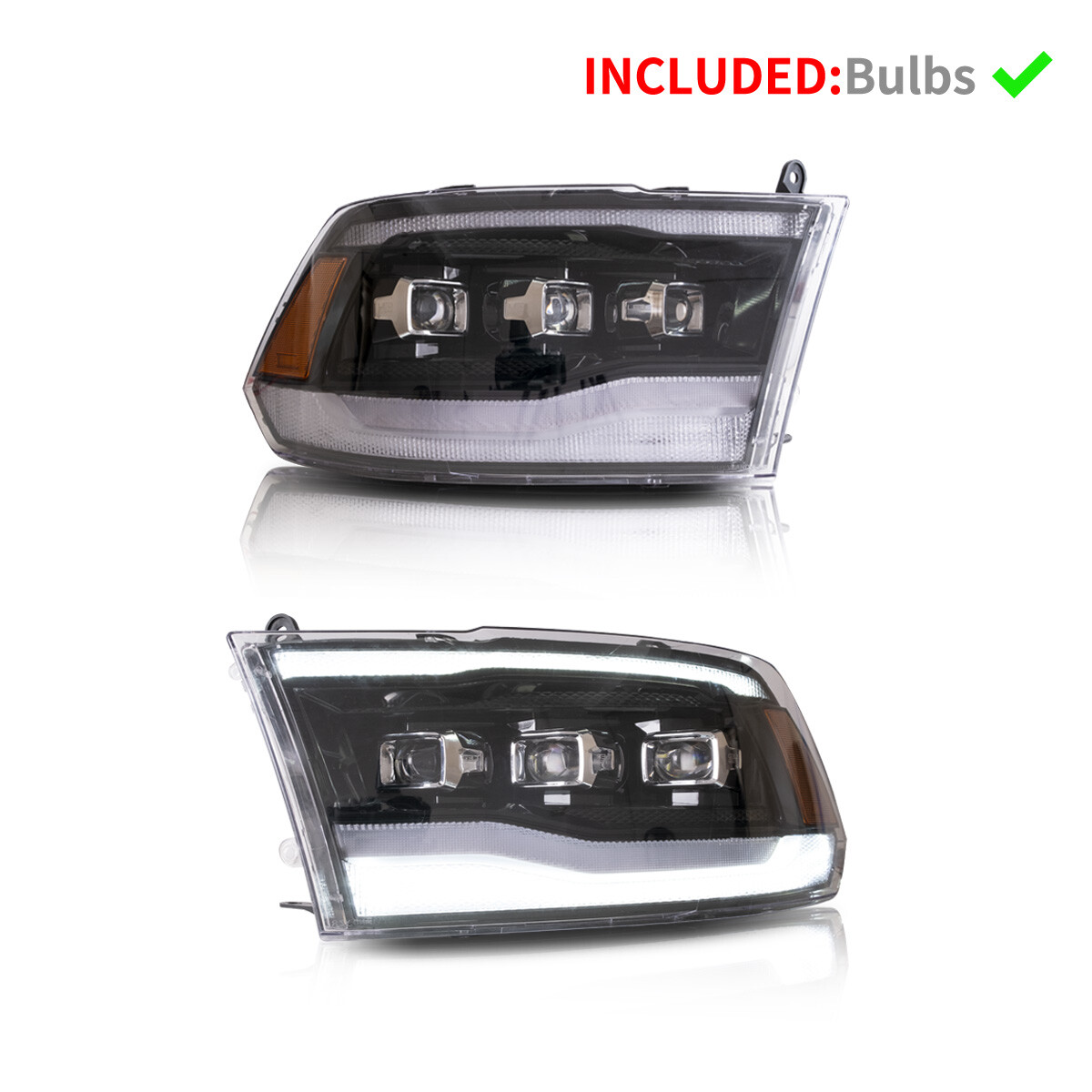 VLAND Voll LED Scheinwerfer Für 2009-2018 Dodge RAM 1500 2500 3500 US