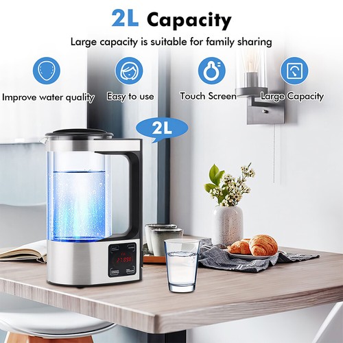 Rich Hydrogen Water Bottle Alkaline Water Ionizer Machine Water filter Generator - Picture 3 of 13