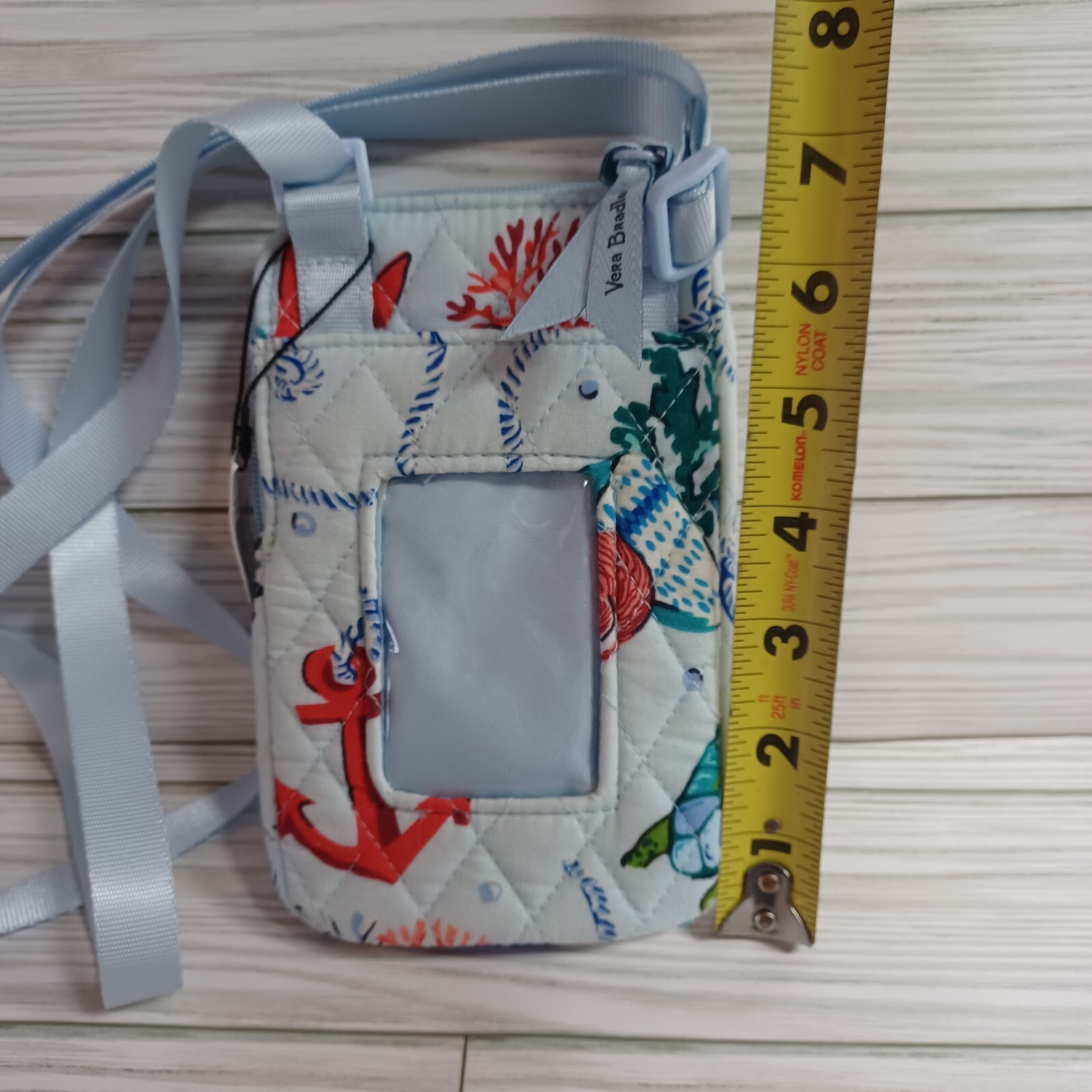 Vera Bradley RFID MINI CELL PHONE CROSSBODY Anchors Aweigh NWT eBay
