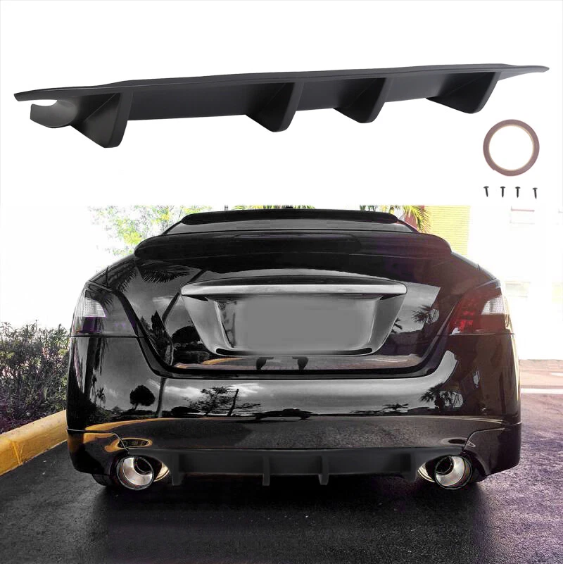 Alerón difusor labio barbilla parachoques trasero estilo Nissan Máxima ST para 7ª generación 09-15 Foto 3 de 4