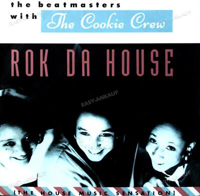 The Beatmasters Featuring The Cookie Crew - Rok Da House 7in (VG+/VG+) '