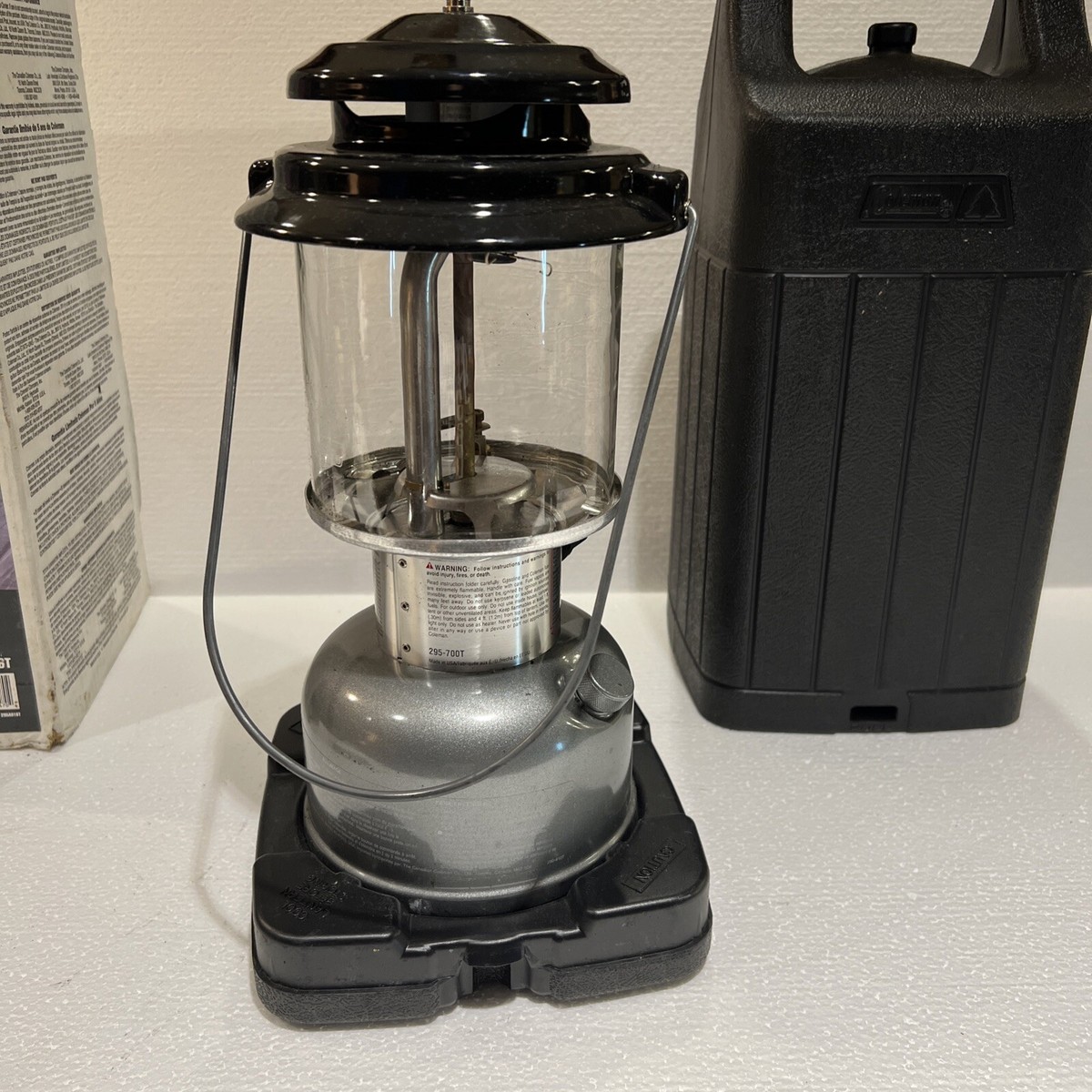Vintage 6/95 Coleman Powerhouse Dual Fuel 2~Mantle Lantern Hard