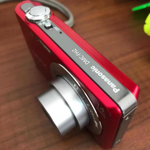 Panasonic LUMIX DMC-FH2/DMC-FS16 14.0MP CCD Digital Camera 100% Working-Red - Picture 3 of 12