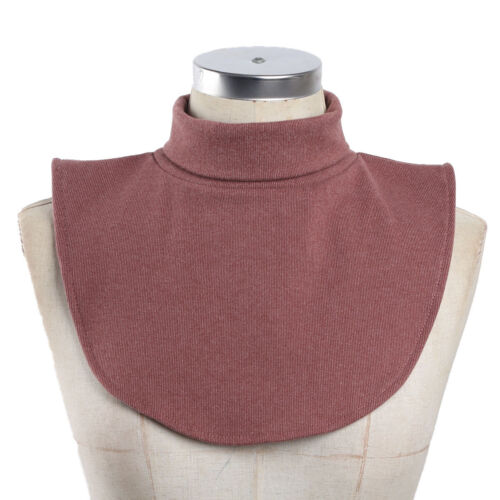 Rollkragen Dickey abnehmbarer Kragen halbes Oberteil Mock Bluse Kragen für Frauen Männer - Bild 178 von 253