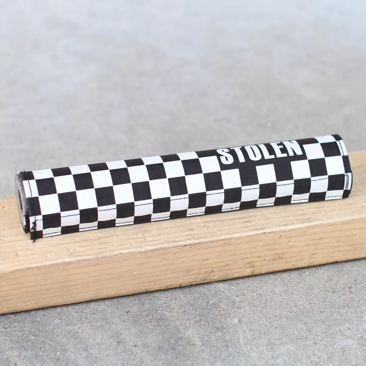 STOLEN BMX FAST TIMES BAR PAD CHECKERED BLACK WHITE
