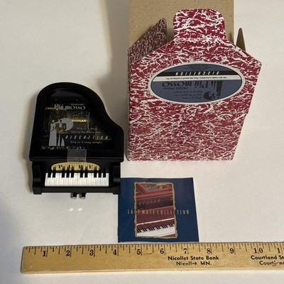 Vintage Dollhouse Piano Pianissimo Piu Mosso Music Discretion Jewelry Box Japan