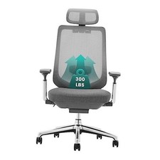 Ergonomic Mesh Office Chair - High Back - Computer Xk - Dark Grey