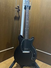 Gibson Les Paul Junior DC P-90 Tonabnehmer Matt Schwarz 2,0 in Double Cutaway