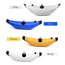 Kayak Inflatable Float PVC Kayak Float W/ Arms Rod For Fishing OTEJ