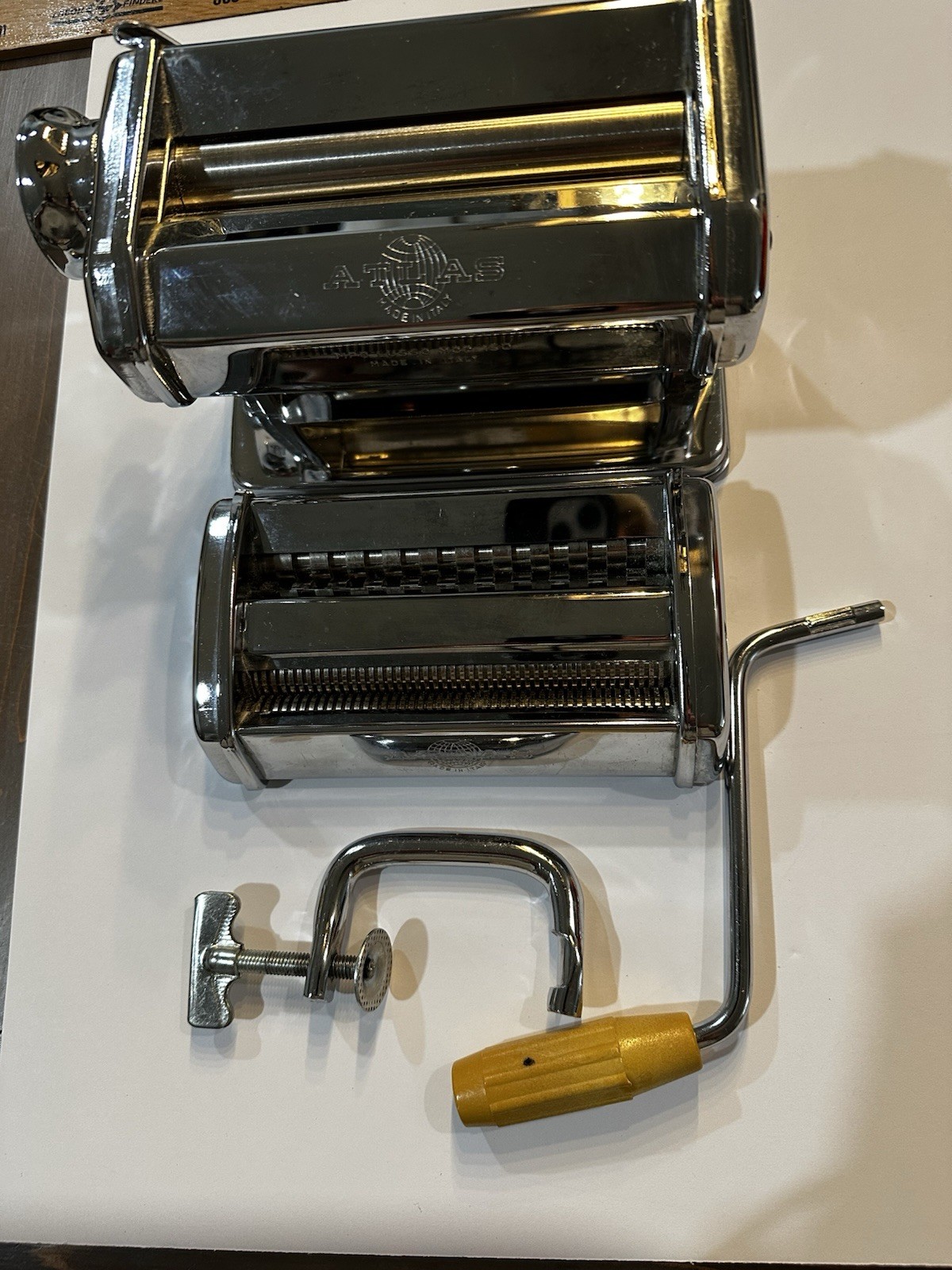 Vintage Marcato Atlas Model 150 Pasta Machine Made in Italy 