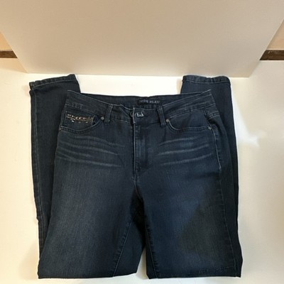 Code Bleu Women s Legging Dark Wash Blue Embellished 5-Pocket Jeans