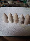 5 Dug Civil War 3 ring Bullets