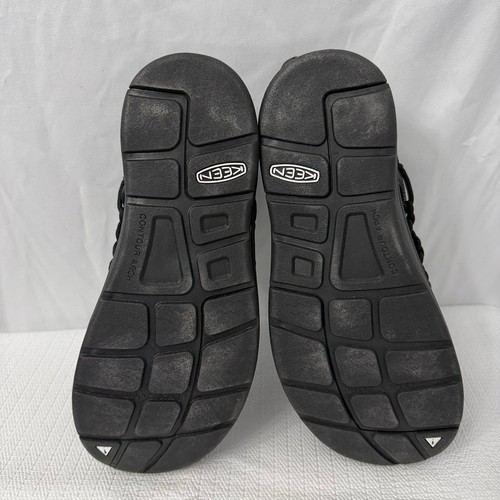 Keen x HYKE Uneek Shoes Womens Size 8 Wide High Top Mid Cord Black Hiking Hike - Picture 9 of 9