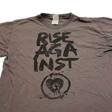 2000’s Rise Against T-shirt Punk Rock Concert Shirt Y2K