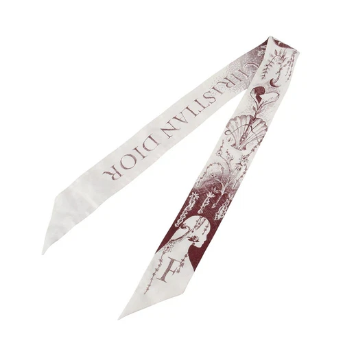 Foulard Dior en sergé de soie mica 34258 8 124380905