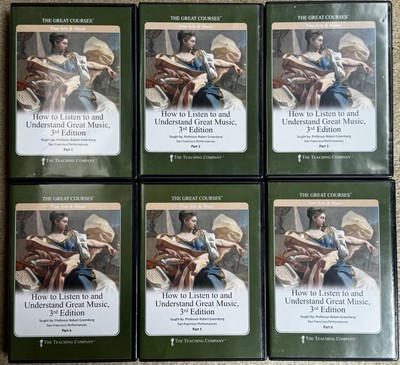 The Great Courses How to Listen to and Understand Great Music 3rd Ed 48 CD Set