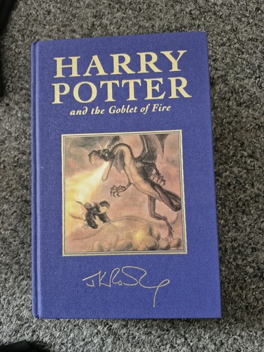 New Unread 1st Print DELUXE FIRST EDITION Harry Potter & The Goblet Of Fire