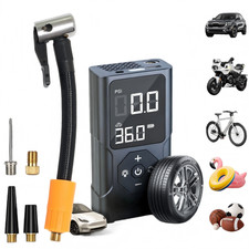 LCD Elektrische Akku Luftpumpe Auto Fahrrad Reifen Druckluft Kompressor - 150PSI