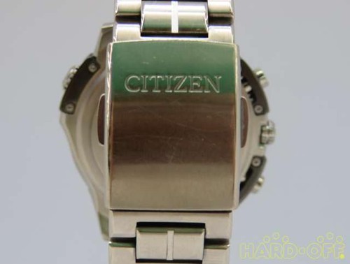 Citizen Attesa U680-T013252 Eco-Drive Digi-Ana Blk SLV 10Bar Solar Montre Hommes - Photo 8 sur 12