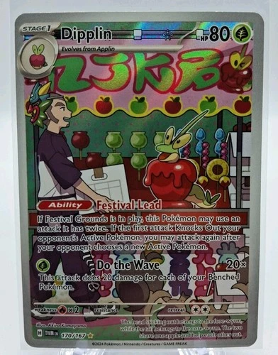 Dipplin 170/167 Sv06: Twilight Masquerade Pokémon - Holo (IR) Illustration Rare