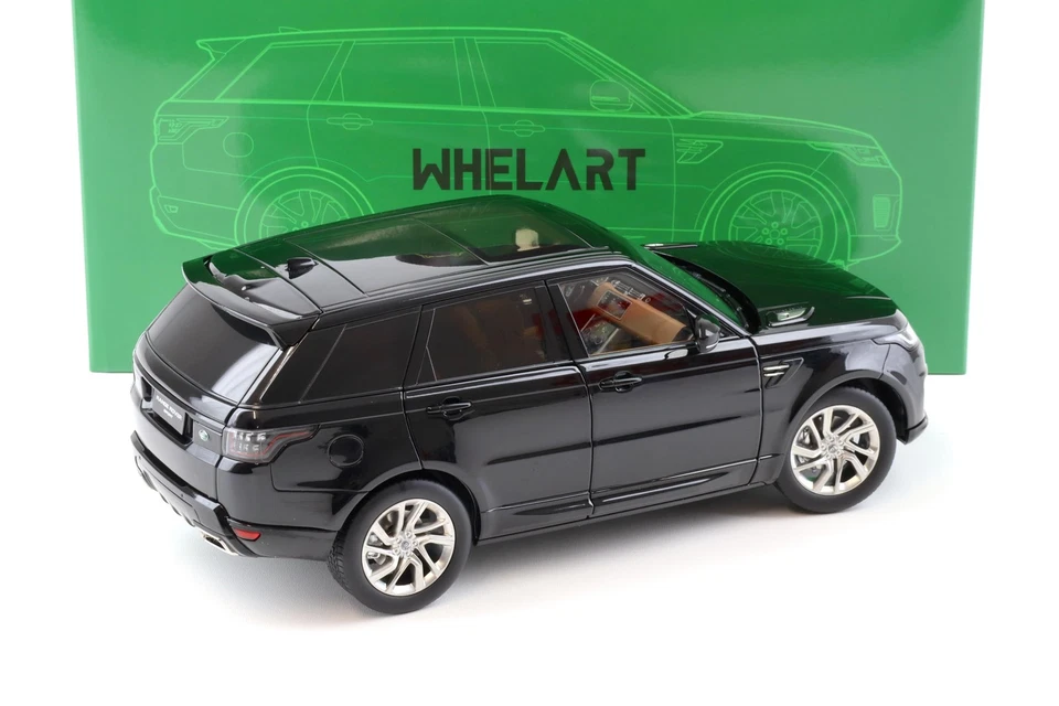 1:18 WHELART Range Rover Sport 2018 Ruote Nere / Argento - Immagine 3 di 4