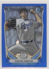 2014 Bowman Draft Chrome Blue Refractor 315/399 Foster Griffin #CDP24 sh7