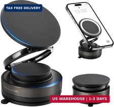 Upgraded Vacuum Magnetic Car Phone Holder for MagSafe, 360  Rotation, 96LBS Ultr