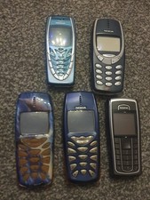 x5 joblot  Nokia 3310 7210 6230 3510i  - Mobile Phone Incomplete Untested Faulty