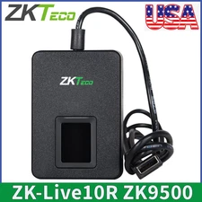 Zkteco ZK-Live10R USB Biometric Fingerprint Reader Scaner Sensor ZK9500 US STOCK