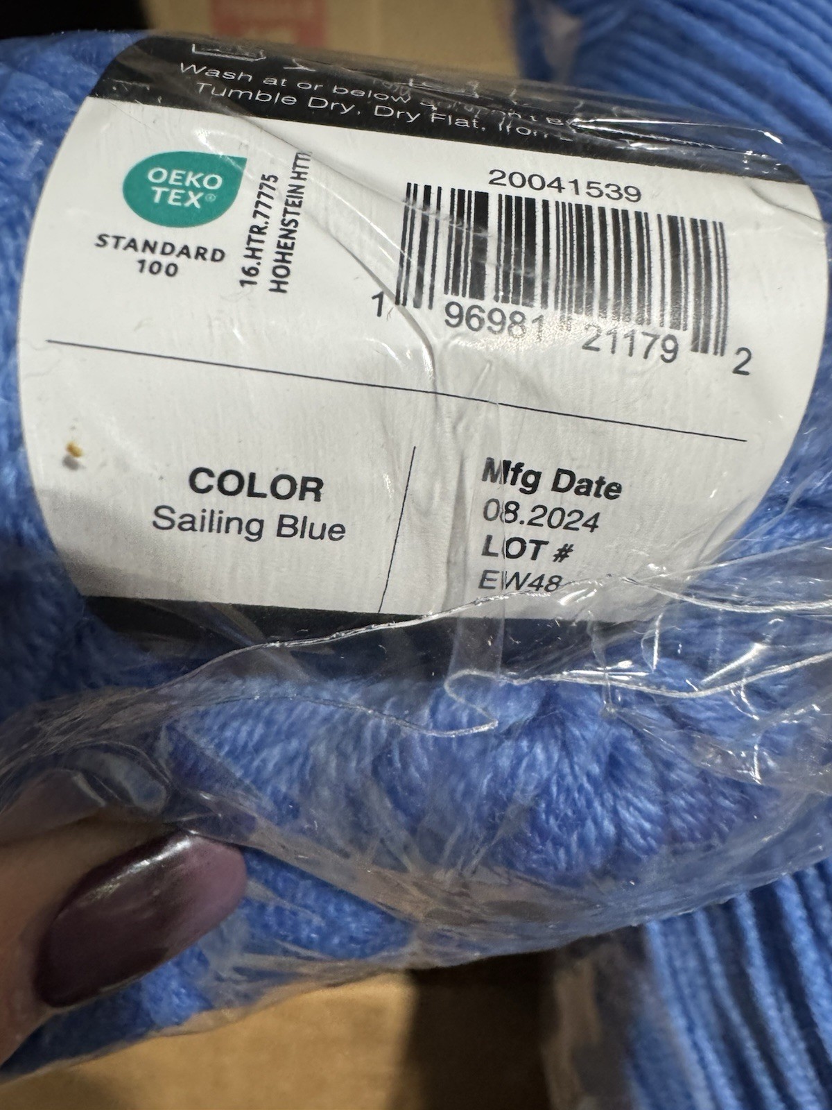10 K+C Essential FINE Wool, SAILING BLUE ,NEW