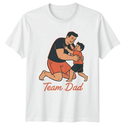 Team Papa Herren T-Shirt Vaterschaft Familie Vatertag Geschenk für Ihn
