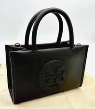 TORY BURCH ELLA BIO MINI TOTE BLACK CROSSBODY OS NWT