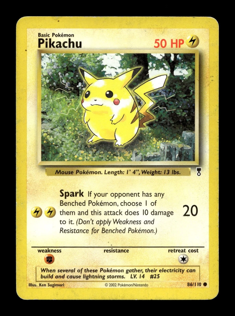 Pikachu Pokémon TCG Legendary Collection Individual Collectible