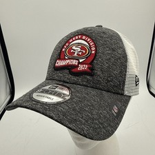 San Francisco 49ers NFC Champions 2022 Hat New Era 9forty Adult Snapback Cap NFL