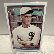 TOPPS 75 YEARS T91-27 SHOELESS JOE JACKSON CHICAGO WHITE SOX BASEBALL