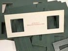 25x Heat Seal 3D Stereo Realist slide mounts cardboard NEW - READ description