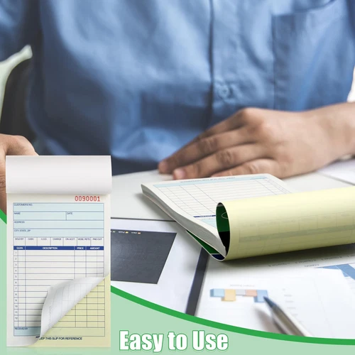Sales Order Books 2 Part Carbonless (White/Canary Yellow) Receipt with Carbon... - Picture 6 of 6