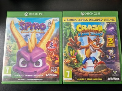 Crash Bandicoot N. Sane Trilogy & Spyro Reignited Xbox ONE Spielepaket