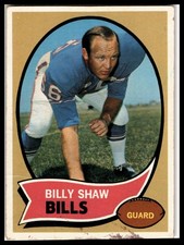 1970 Topps #229 Billy Shaw