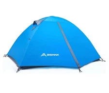 Bissina 4 Person Lightweight Backpacking Tent Waterproof Windproof Two Doors