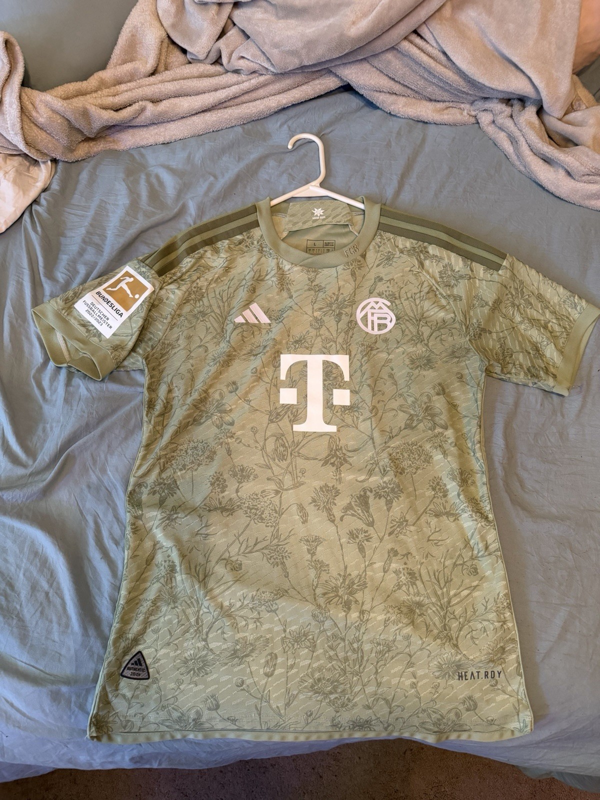 Bayern Munich 2023 Oktoberfest Jersey W/ Bundesliga Winners Patch