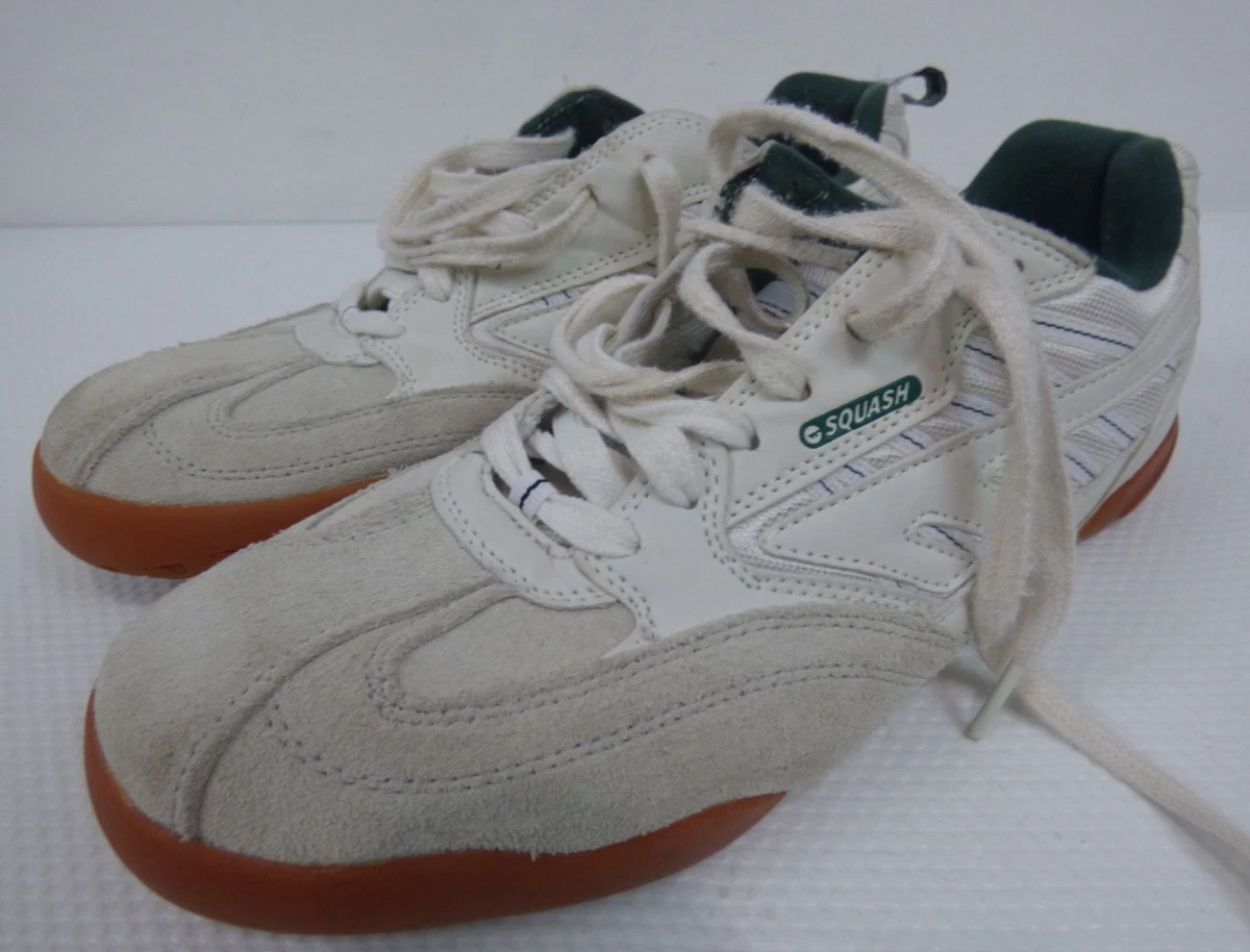 Hi-Tec Squash UK Homme Taille 12 - Baskets De Squash Blanches - Chaussures Sport